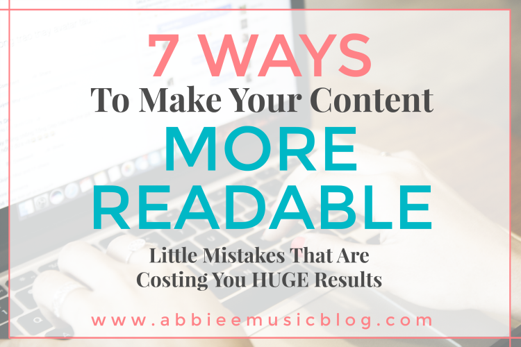 Abbie Emmons - 7 WAYS To Make Your Content MORE READABLE (Little MISTAKES That Are Costing You HUGE Results)