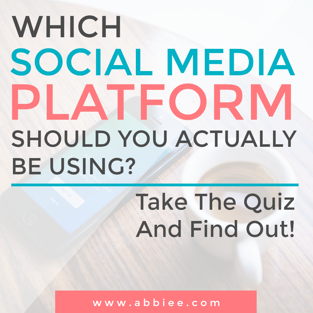 Which Social Media Platform Should You ACTUALLY be Using? (Take the Quiz and Find Out!)