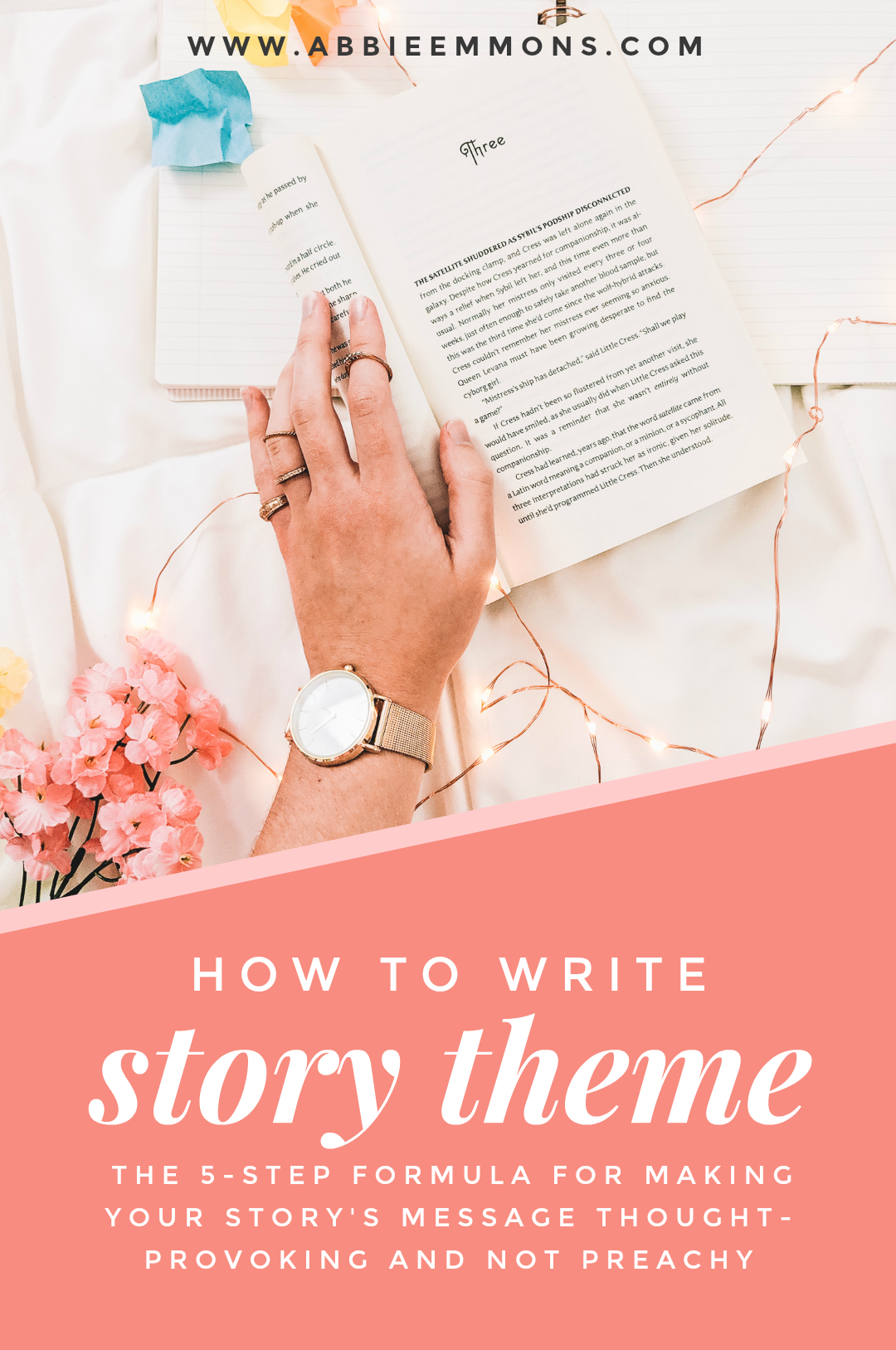 Abbie Emmons - How To Write Theme Into Your Story (Without Being Preachy) picture image